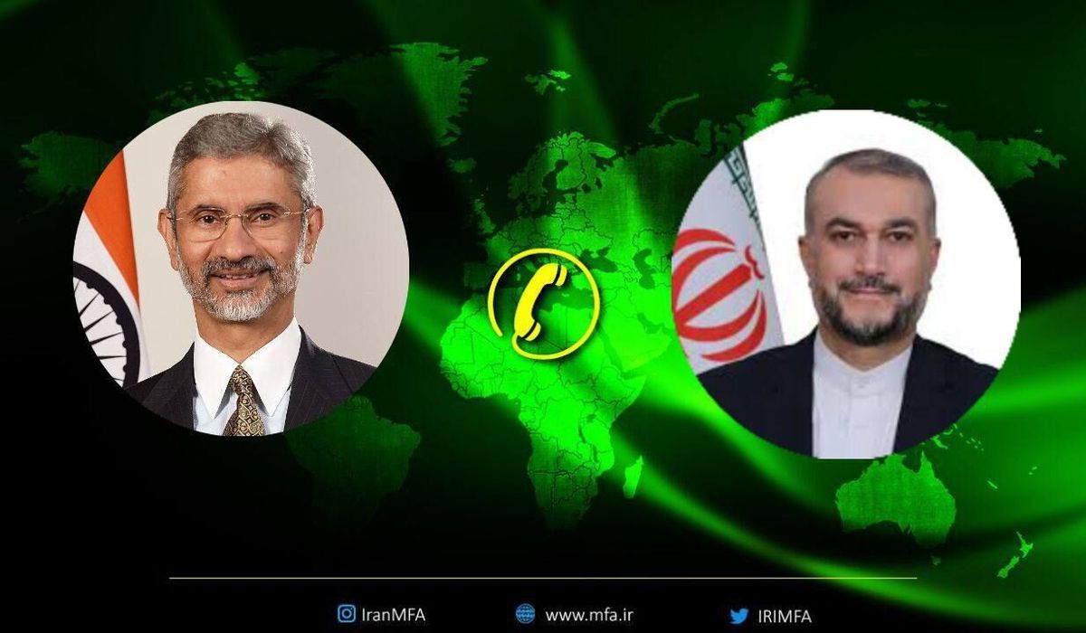 رایزنی وزیران خارجه ایران و هند درباره غزه