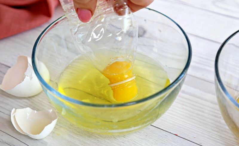 با بطری بلا استفاده زرده و سفیده تخم مرغو جدا کن!