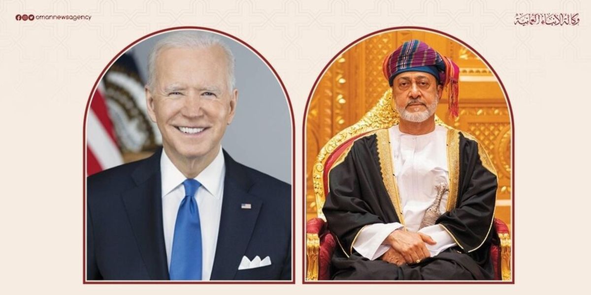 سلطان عمان و بایدن درخصوص غزه گفتگو کردند