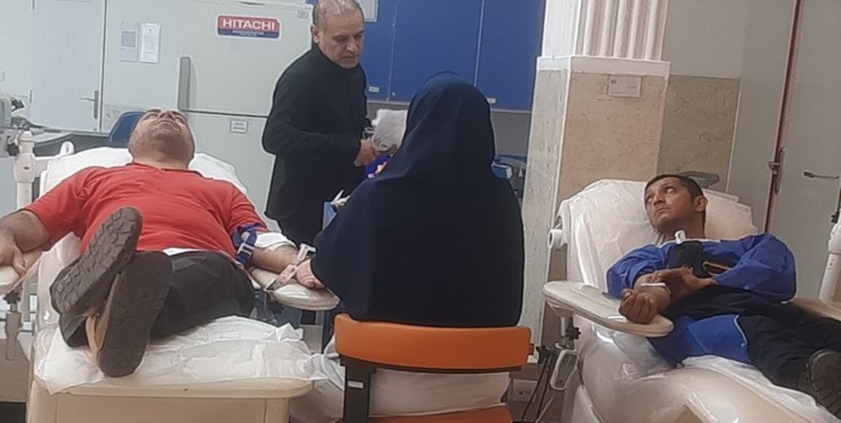پویش اهدای خون اهدای زندگی درگرمه اجرا شده