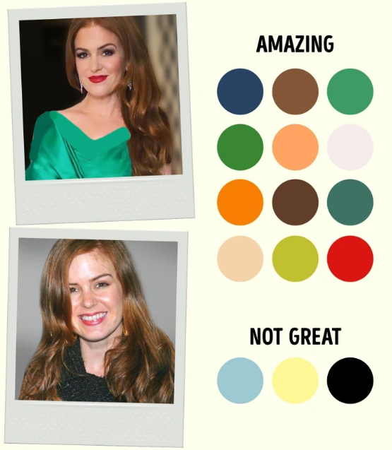 با هر رنگ مو چه رنگ لباسی بهتر می‌شود؟