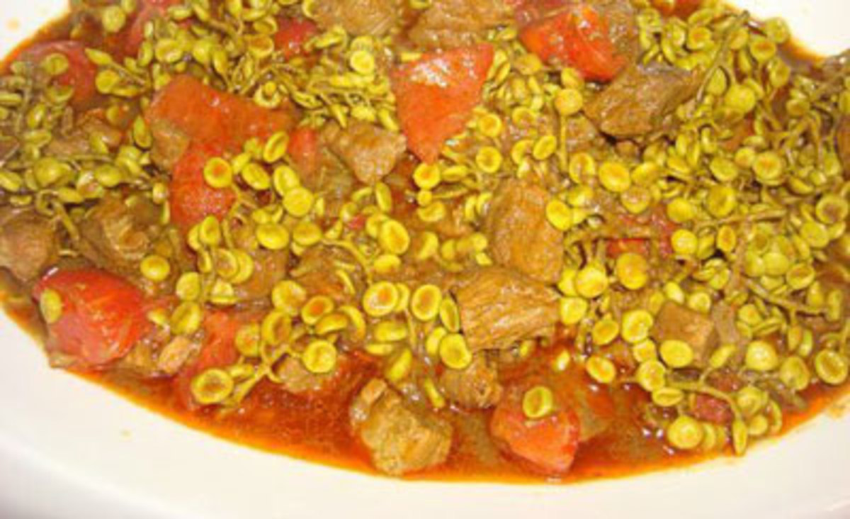 دستور پخت خورشت خوشرنگ و دلچسب ونوشک برای ناهار