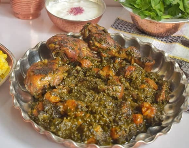 رسپی خورش آلو اسفناج، غذای سنتی و مقوی
