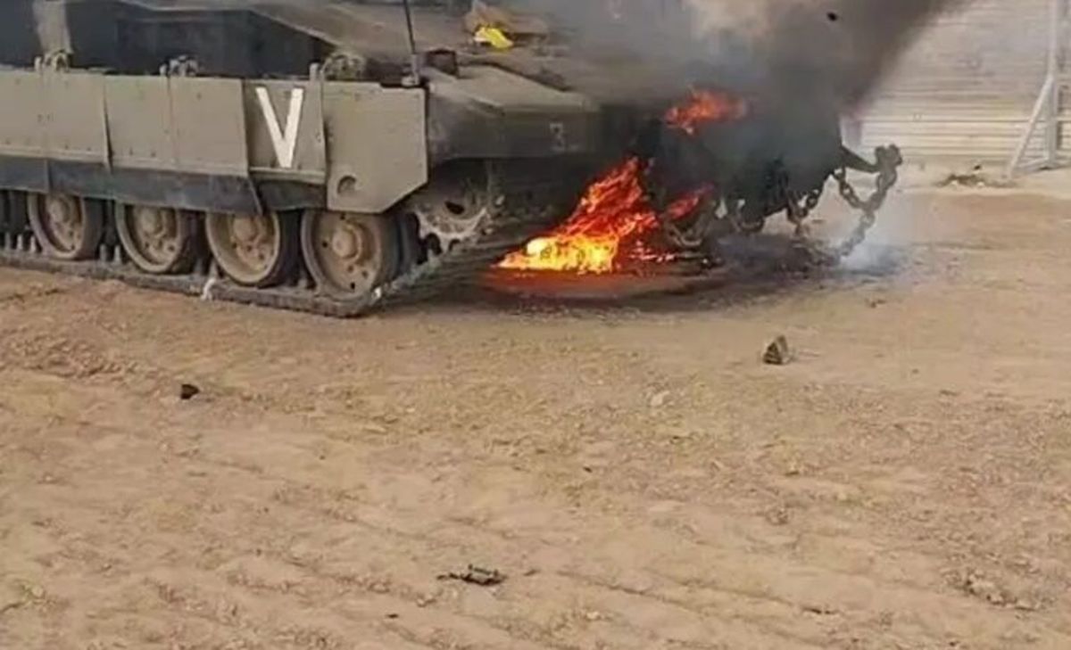 شکار تانک‌ها و نفربر‌های رژیم صهیونیستی توسط گردان‌های القسام