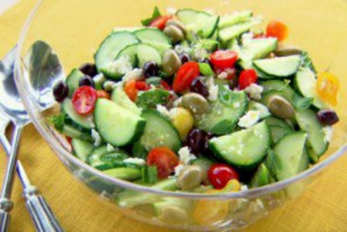 سالاد ساده و کم چرب مخصوص افراد رژیمی