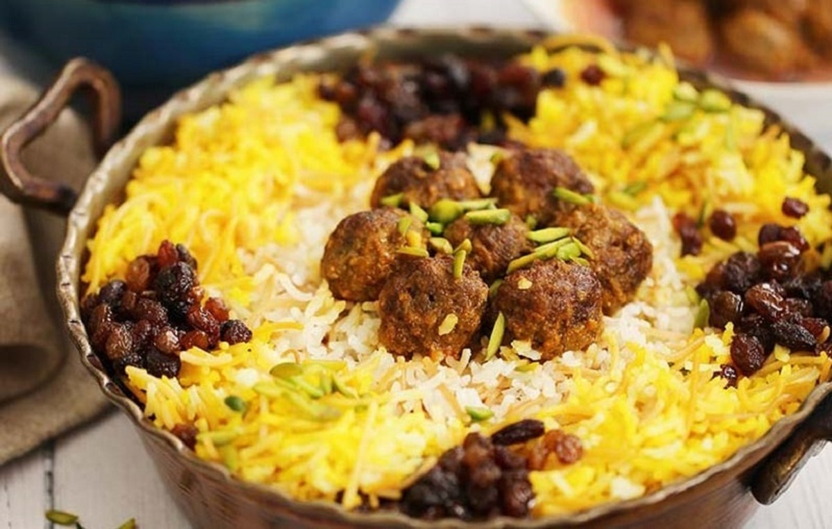 پخت رشته پلو بدون گوشت مخصوص گیاه خوار‌ها