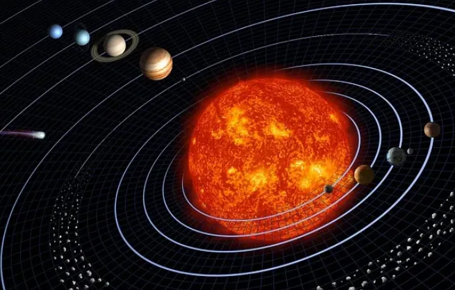 محاسبه تعداد گردش‌های سیارات منظومه سمشی به دور خورشید در ۴.۶ میلیارد سال گذشته