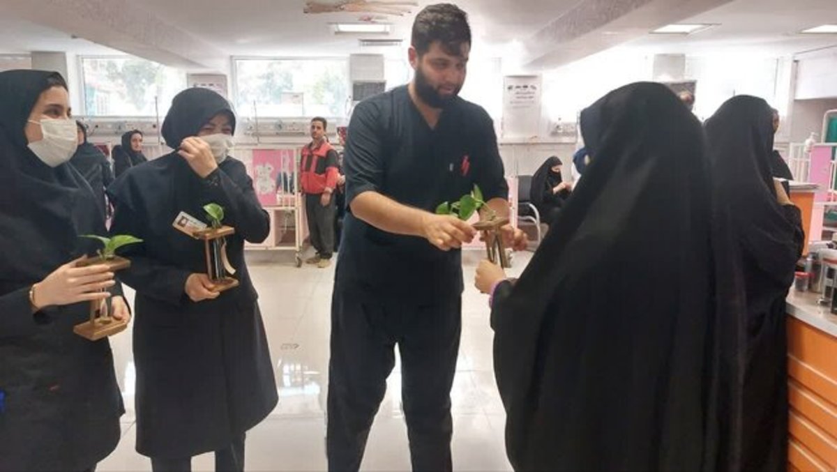 تقدیر «دختران حاج قاسم» از پرستاران ۵ مرکز درمانی قم