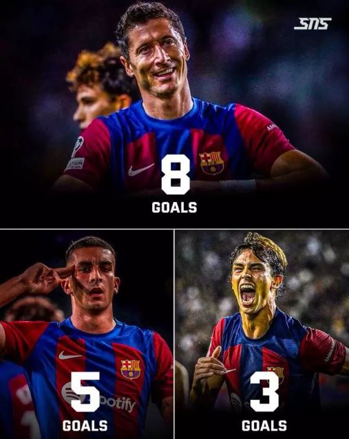 سه گلزن برتر بارسلونا در این فصل چه کسانی هستند؟