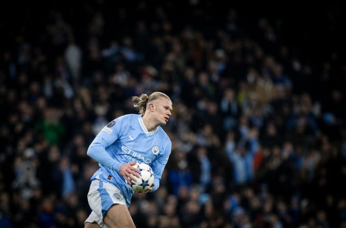 بچه غول سریع در گل! هالند ۴۰ گله از مسی هم عبور کرد