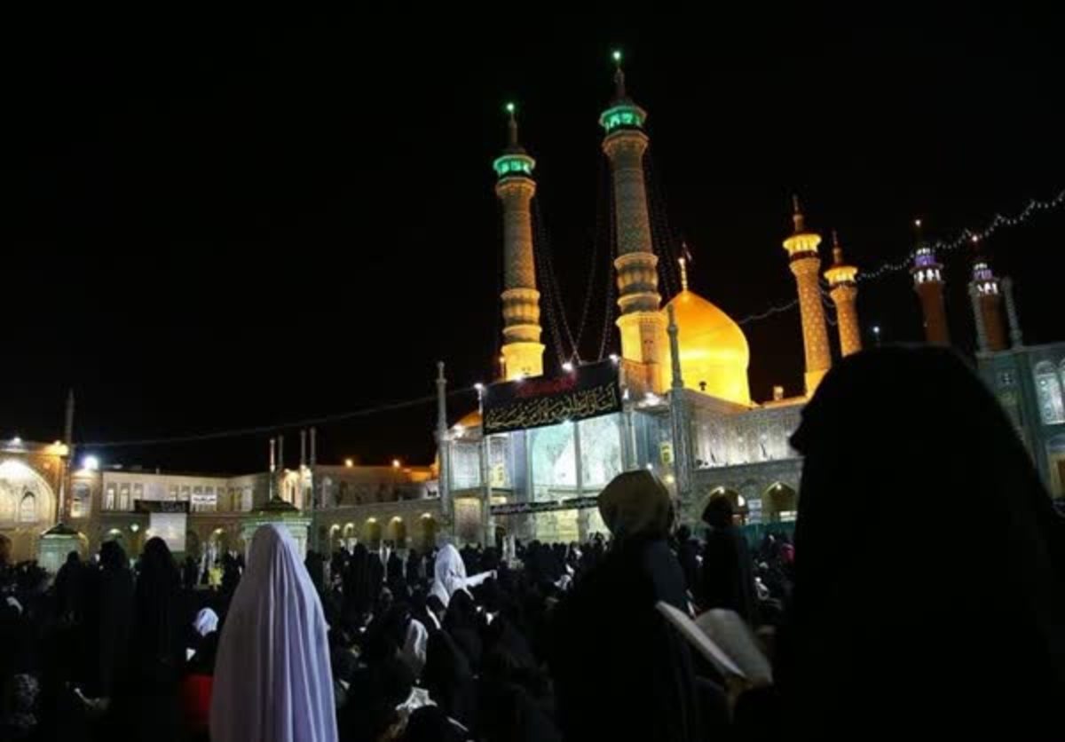 شب قدر متفاوت دانشجویان بوشهری در حریم امن کریمه اهلبیت