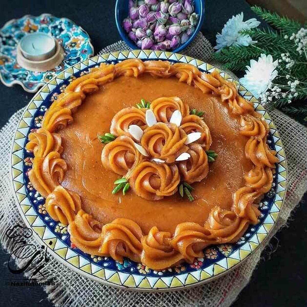 طرزپخت حلوای متفاوت عربی با طعمی بی نظیر