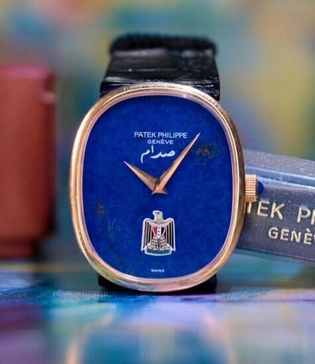 لوکس‌ترین ساعت جهان که به صدام حسین هدیه داده شد!