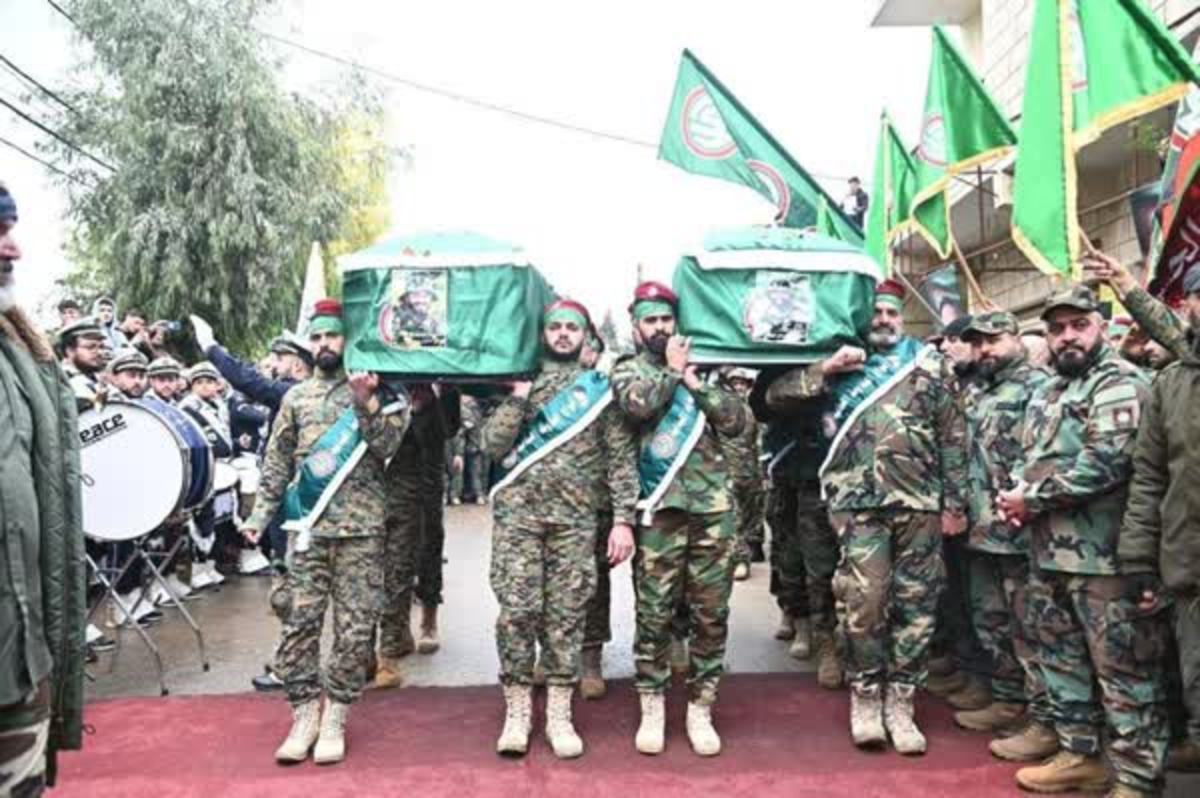 شهادت ۳ رزمنده جنبش امل و ۲ رزمنده حزب‌الله در جنوب لبنان