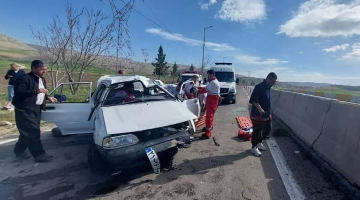۵ مصدوم در واژگونی خودروی پراید در محور کرمانشاه به اسلام‌آبادغرب