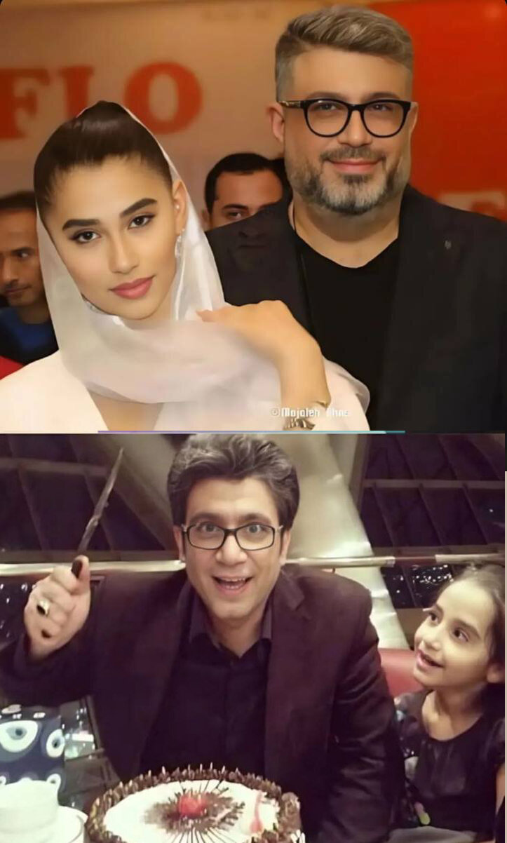 تغییر چهره عجیب رضا رشیدپور و دخترش در گذر زمان