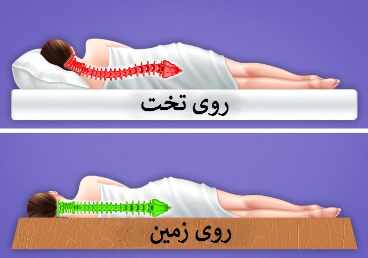 ۵ دلیل که می‌گوید باید روی زمین بخوابیم