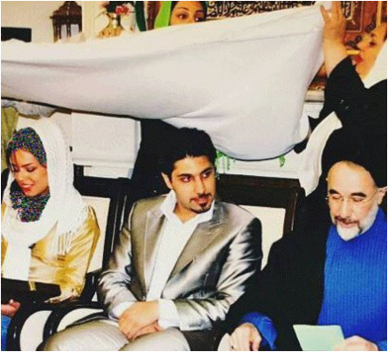 حضور سید محمد خاتمی در عروسی احسان خواجه امیری، خواننده معروف ایرانی +عکس