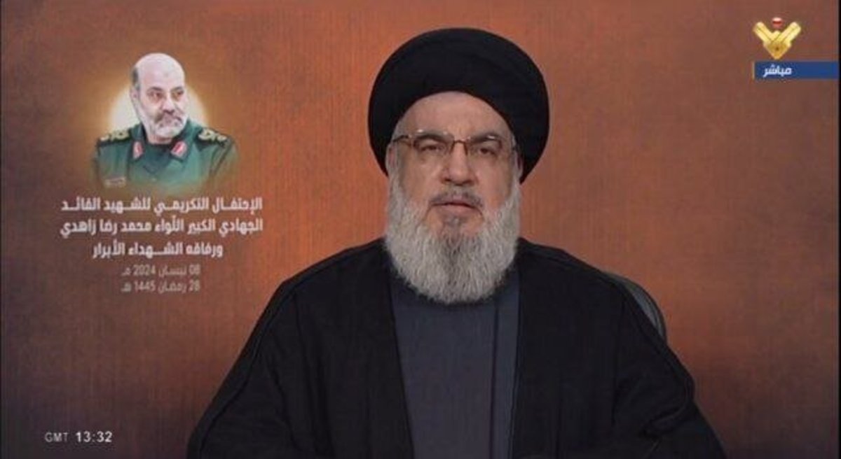 جدید‌ترین اظهارات حسن نصرالله درمورد بزرگداشت شهدای ایران در دمشق