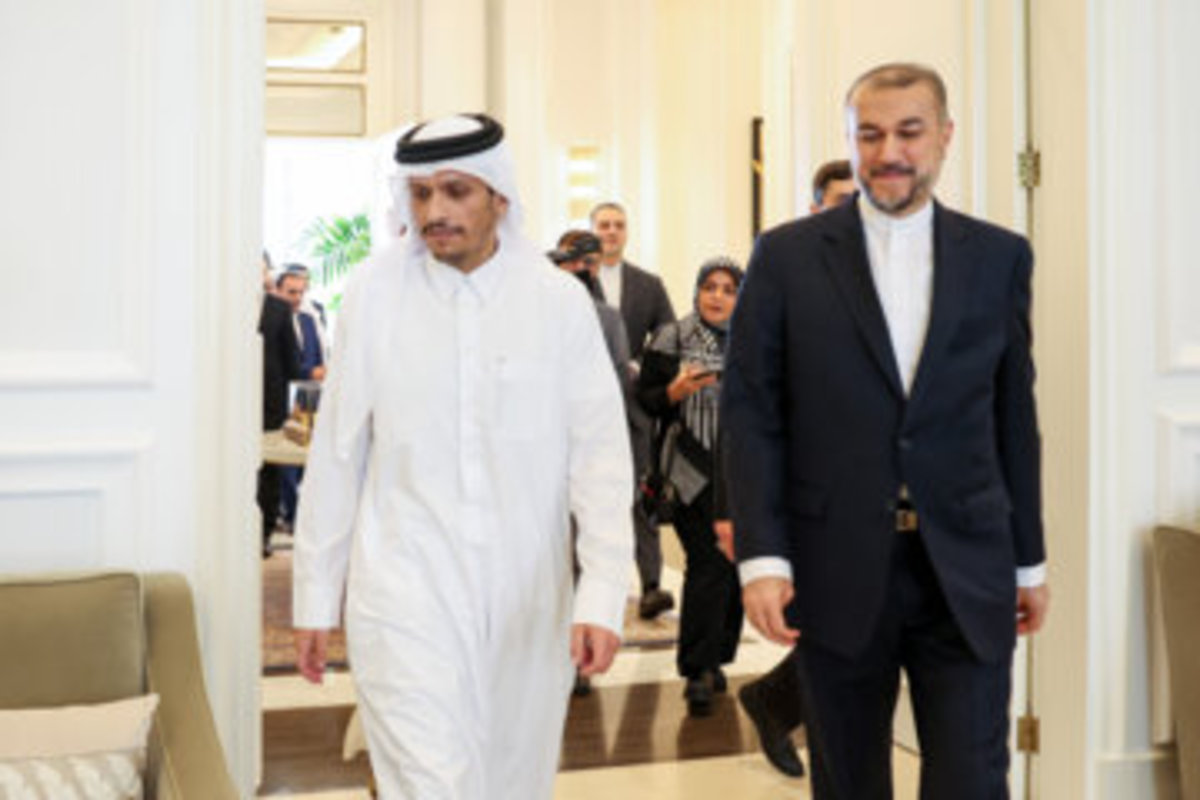 گفت وگوی وزیر امورخارجه قطر و امیر عبداللهیان درخصوص تحولات منطقه