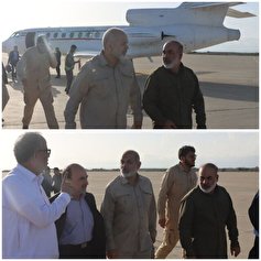 وزیر کشور با هدف بازدید از مناطق سیل‌زده وارد سیستان و بلوچستان شد