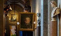 نقاشی پرتره از ۸۰ سالگی وینستون چرچیل به حراج گذاشته شد