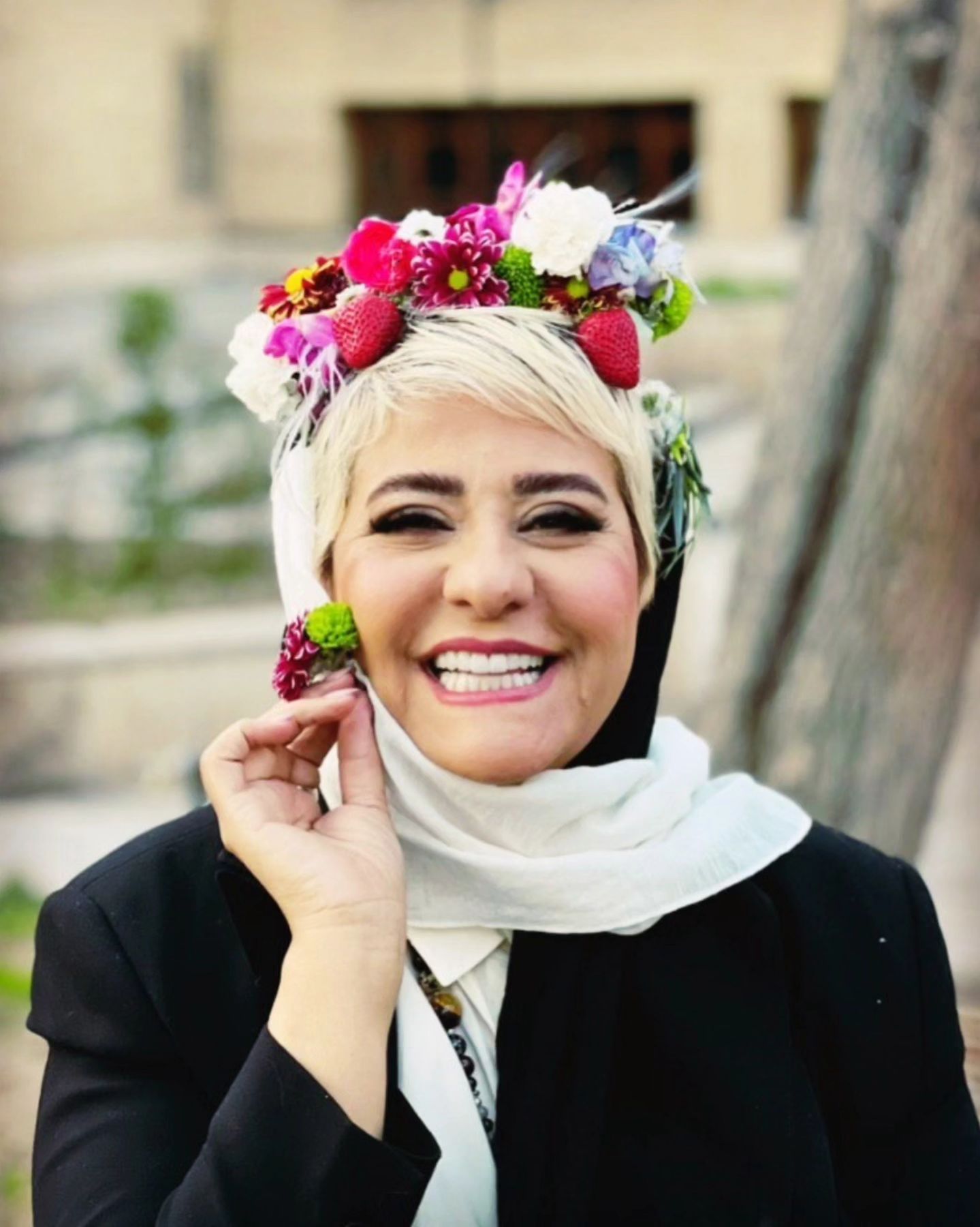 عکسِ جدید رابعه اسکویی با یک استایل زیبای بهاری عکسِ جدید رابعه اسکویی با یک استایل زیبای بهاری