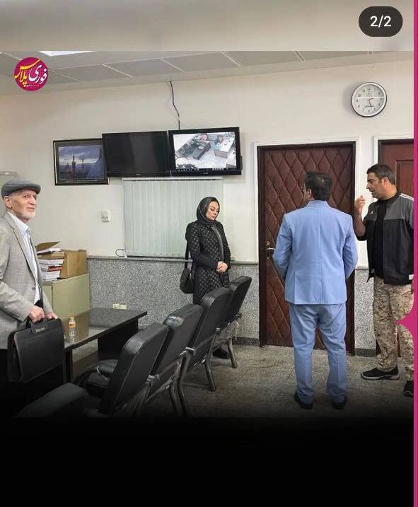 ژست مظلومانه و سر به زیر یکتا ناصر مقابل منوچر هادی در دادگاه سوژه شد ژست مظلومانه و سر به زیر یکتا ناصر مقابل منوچر هادی در دادگاه سوژه شد