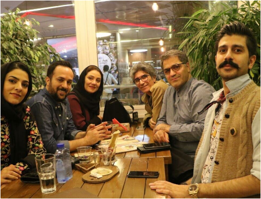 دورهمی احمد مهرانفر، ارسطوی سریال پایتخت با شبنم مقدمی سر میز ناهار/ چقدر با هم صمیمی هستن+عکس