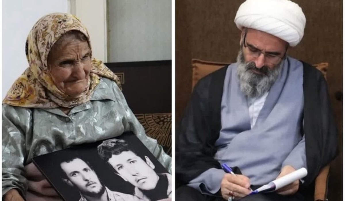 مادر شهیدان مهدی‌ئی به فرزندانش پیوست
