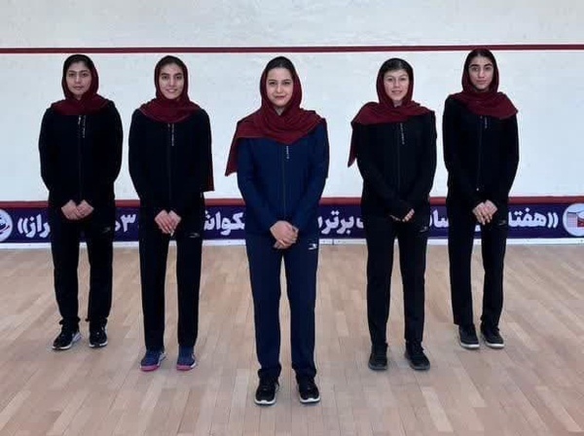 قهرمانی الماس کویر حدید یزد در نیم فصل لیگ برتر اسکواش ایران