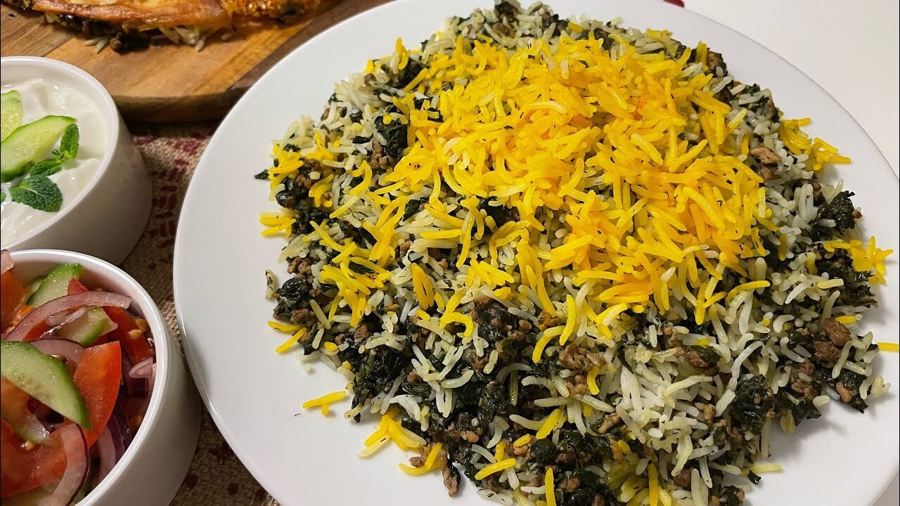 پلو مخلوط با اسفناج؛ یک غذای مقوی که میتونید باهاش دوپینگ کنید!