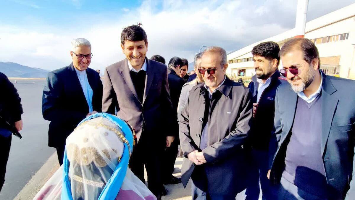 استقبال مسئولان استان کهگیلویه و بویراحمد از وزیر ارتباطات