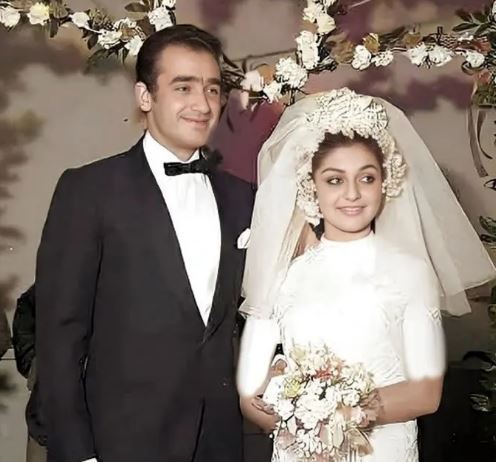 تصویری کمتر دیده شده از شوهر اول گوگوش در شب عروسی!