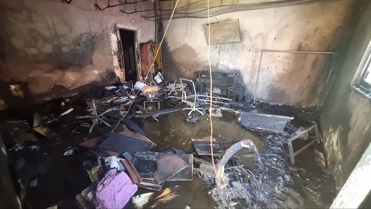 حریق در کارخانه پارچه صفا دشت ۵ مصدوم برجای گذاشت