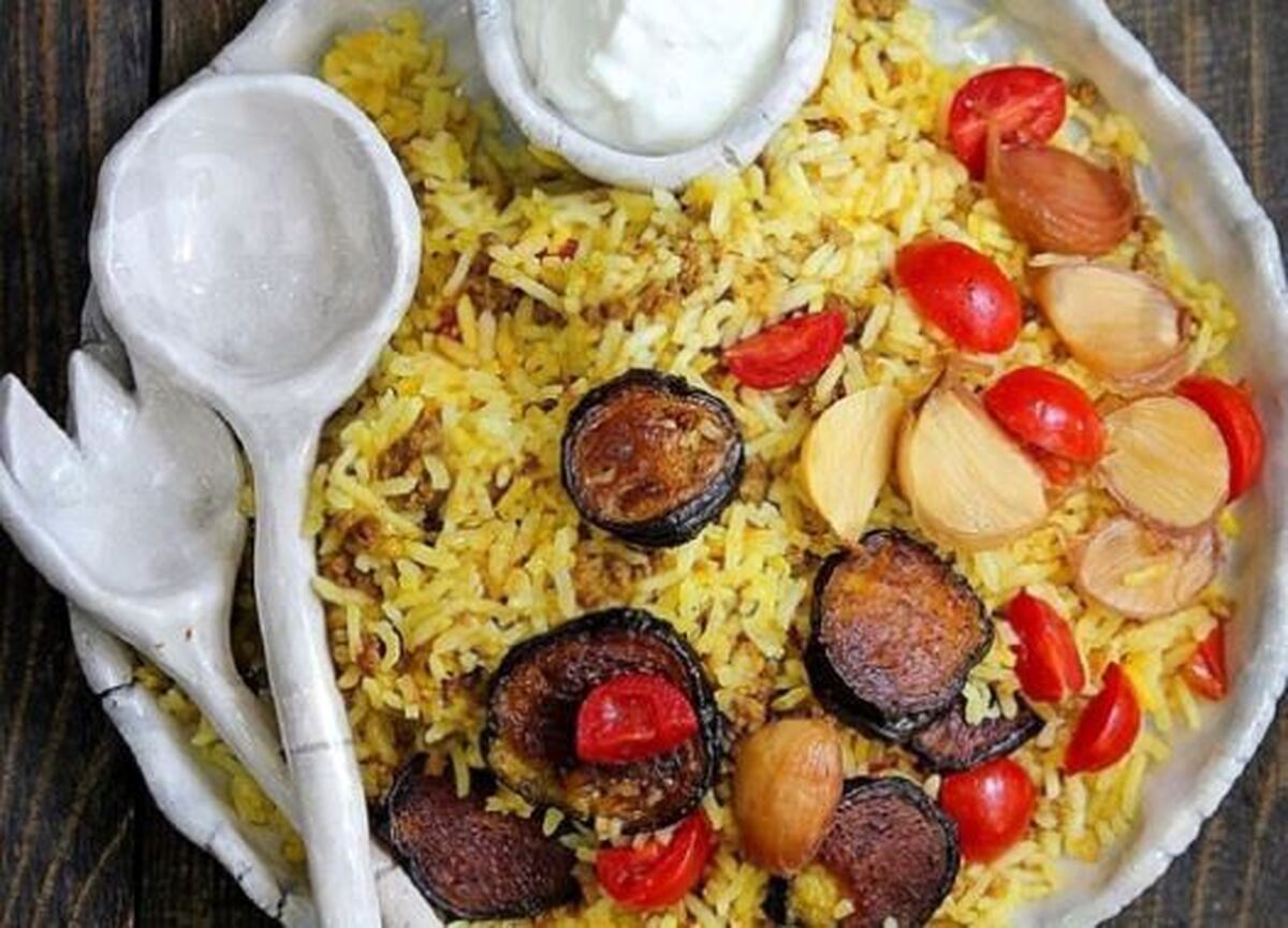 بادمجان پلو؛ یک غذای درهم برهم با طعم بهشتی!