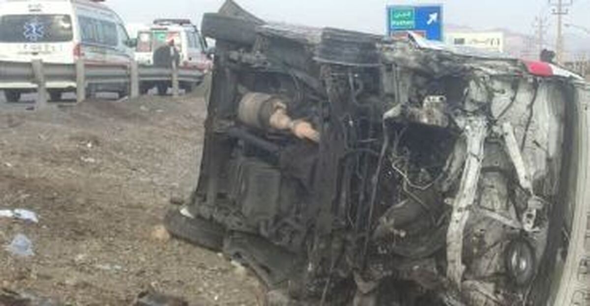 واژگونی آمبولانس در کاشان یک کشته برجای گذاشت