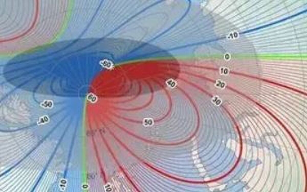 موقعیت قطب مغناطیسی شمال در حال عوض شدن است!