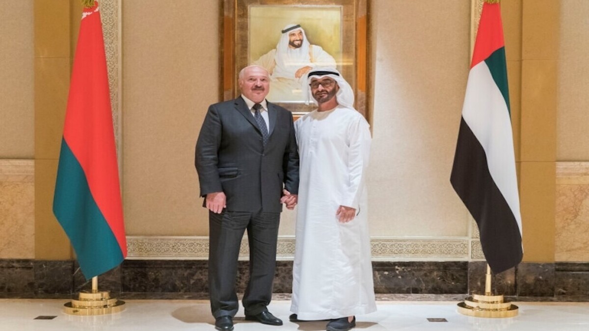 لوکاشنکو از شیخ محمد بن زاید برای بازدید از بلاروس دعوت کرد