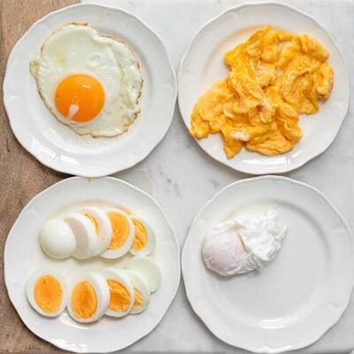 مقایسه خواص تخم مرغ آب پز و نیمرو