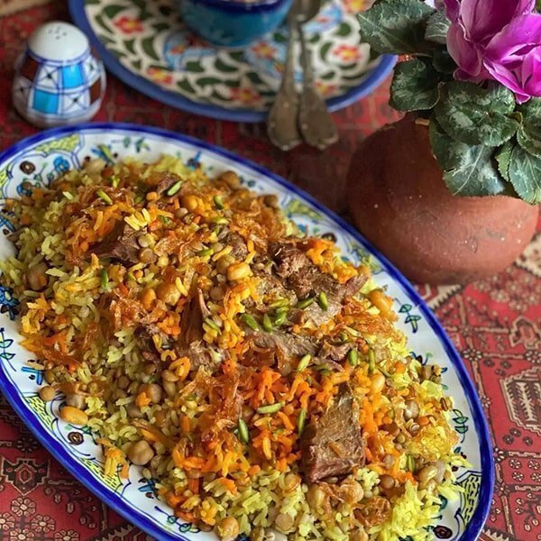 رسپی پلو اسفندی؛ یک غذای اصیل شیرازی با گوشت