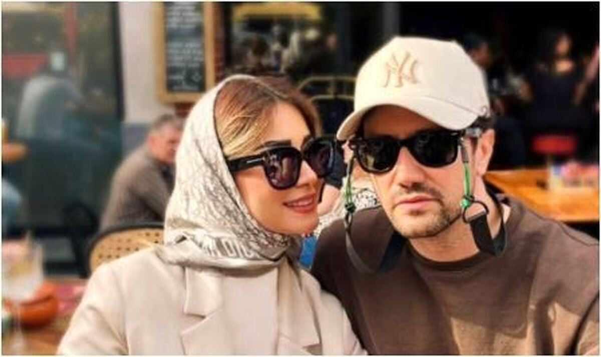 رونمایی سپیده بزمی پور از تصاویر کریسمسی دونفره با همسر هنرمندش/چه ست قشنگی زدن!