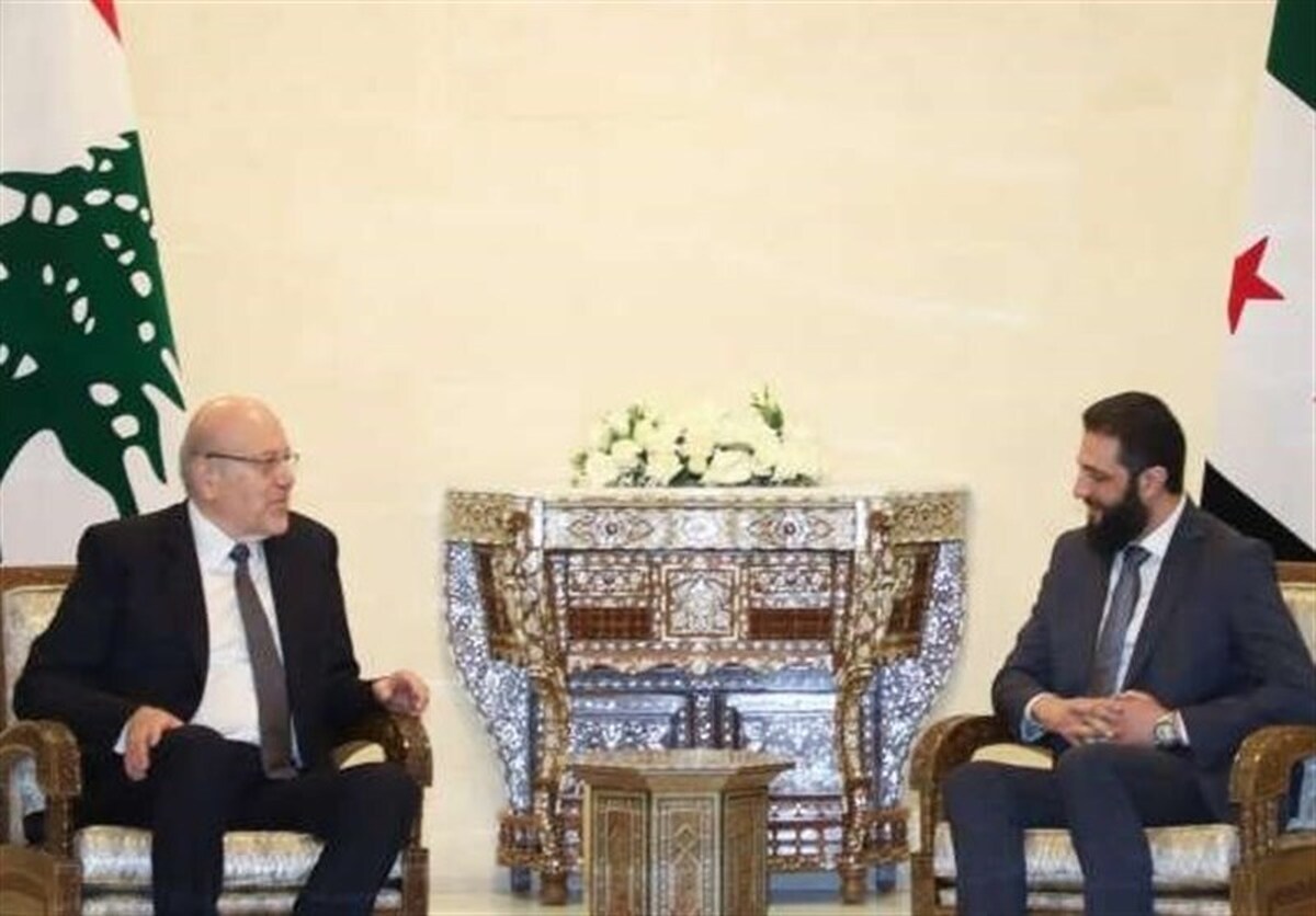 دیدار و گفت وگوی نجیب میقاتی با الجولانی در دمشق