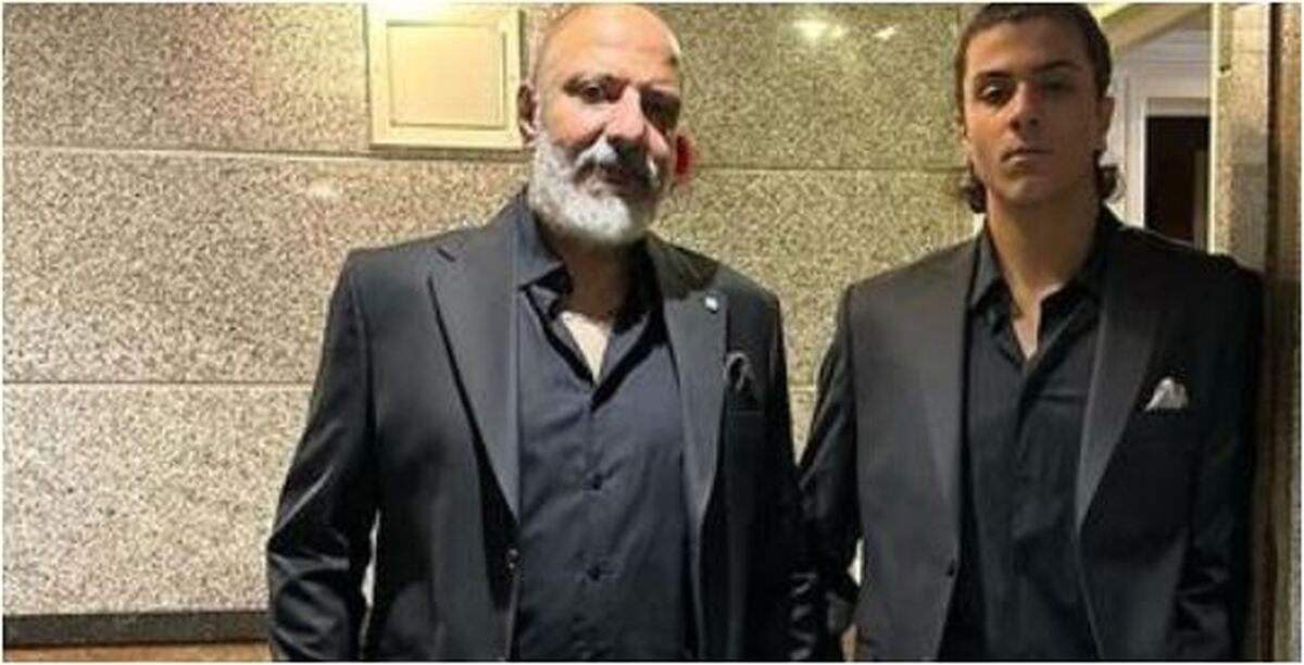 تبریک احساسی پسر امیرجعفری برای پدر عزیزش