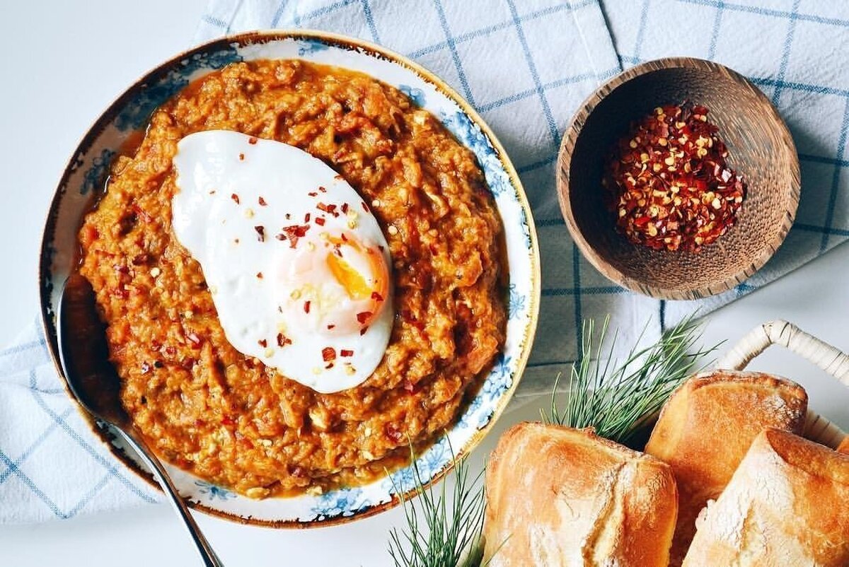 طرز تهیه میرزاقاسمی با رب گوجه که مثلش رو هیچ جا نخوردید!