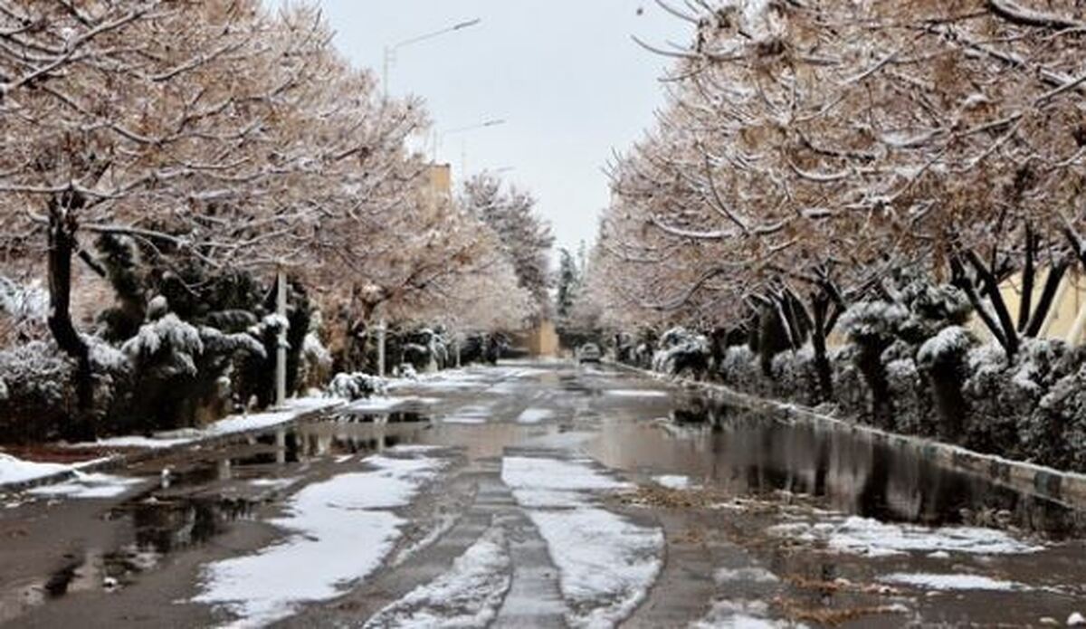 برف و باران مهمان آخر هفته آسمان اصفهان