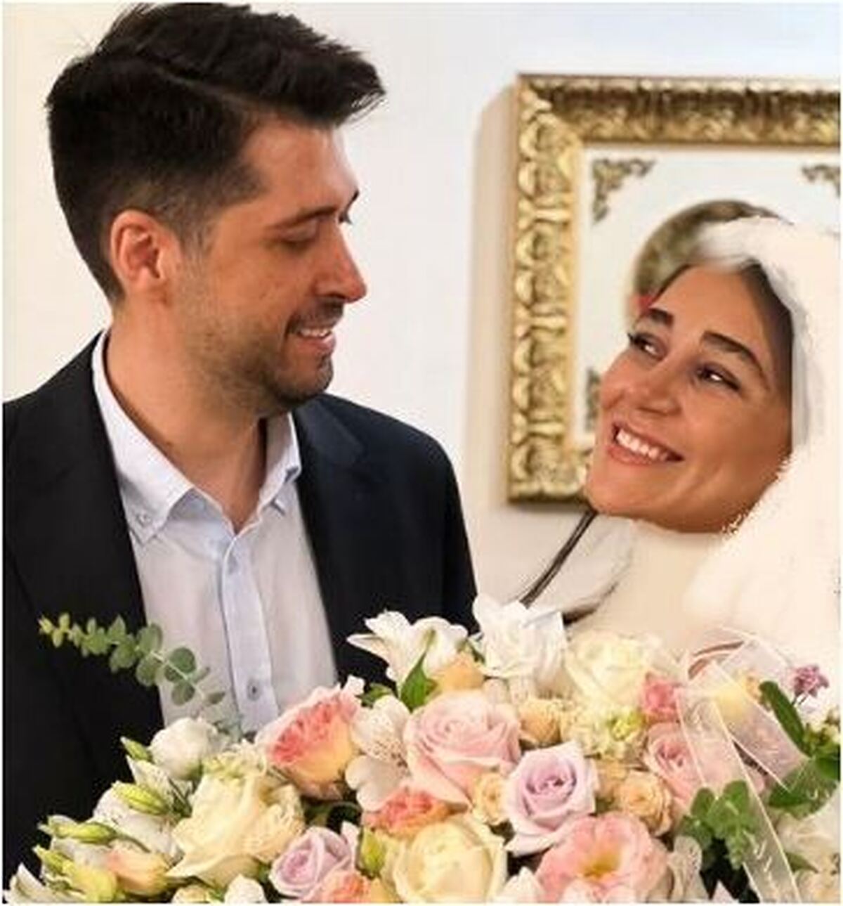 نگاهی به جشن عروسی مجلل و باشکوه عرفان اکبری و همسر خوش سیمایش/چقدر بهم میان این زوج!