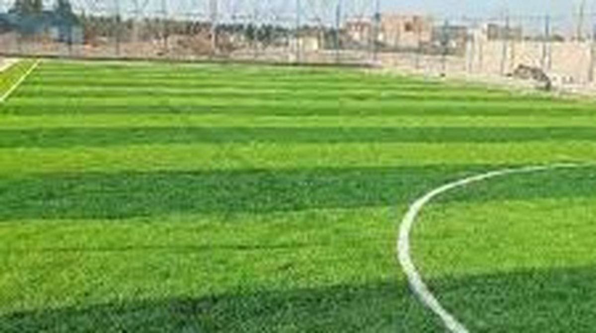 افتتاح ۸ زمین چمن مصنوعی و کلنگ‌زنی ۲ مدرسه خیرساز در نظرآباد