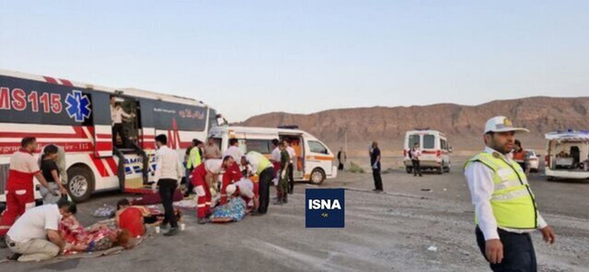 ۹ کشته در تصادف اتوبوس با تانکر حامل سوخت
