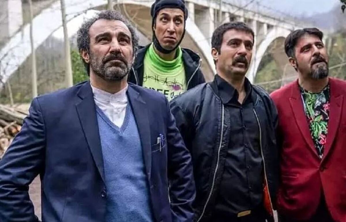 تصویر شکار شده از دونفره‌های پدر و دختری نقی و نیکا در پشت صحنه
